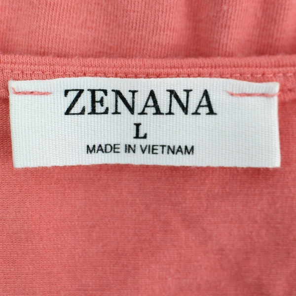 Zenana Pink Short Sleeveless Jersey Dress Women's Size Large
