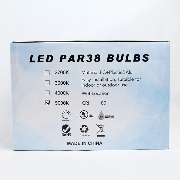 LED PAR38 Dimmable Bulbs 6 Pack White Bulbs 120V/60Hz 15W Original Box