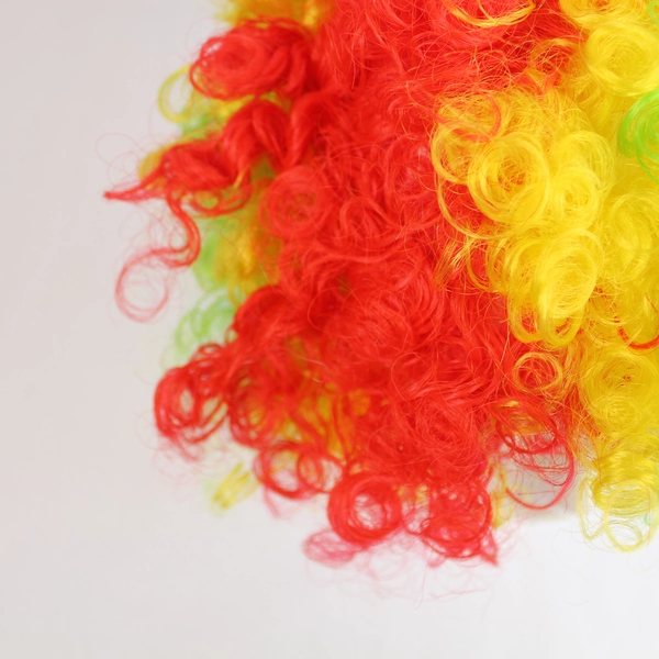 Children's Rainbow Clown Wig Costume Accessory Good Pre-Owned Condition
