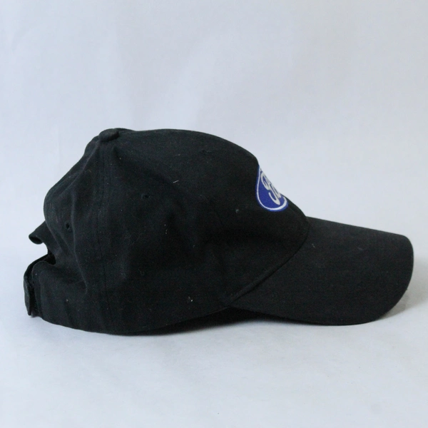 Black Ford Logo Adjustable Baseball Hat by Cap America