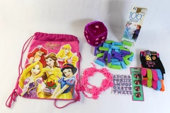 Girl's Disney Princess Stocking Stuffer Lot Backpack Gloves Puzzle & More