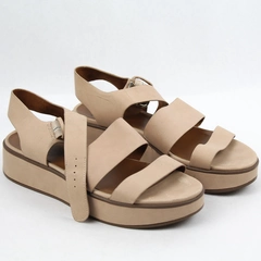 Naturalizer Nude Ankle Strap Wedge Sandals Women's US Size 8.5