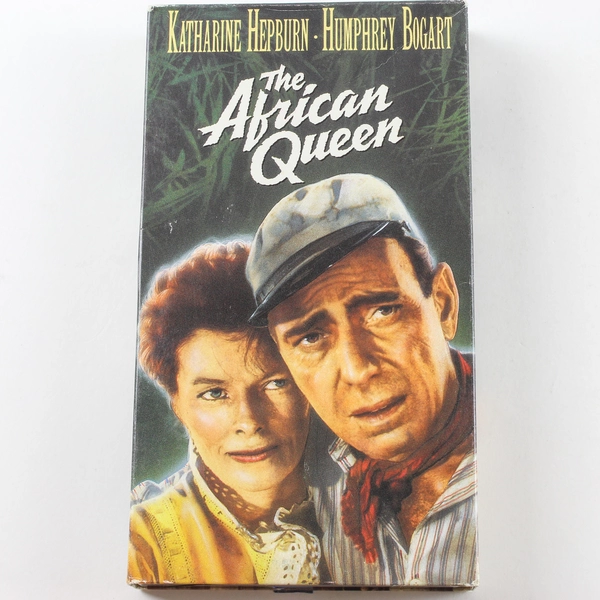 The African Queen VHS Katharine Hepburn Humphrey Bogart Classic Movie