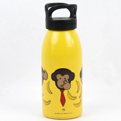 Liberty Bottleworks Aluminum 16 Oz Water Bottle Yellow Monkey See No Evil