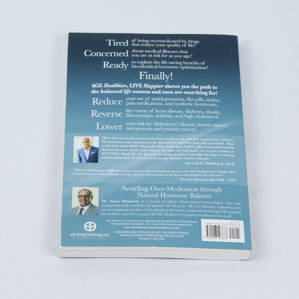 Age Healthier Live Happier by Gary Donovitz MD 2015 Celebrity Press Paperback