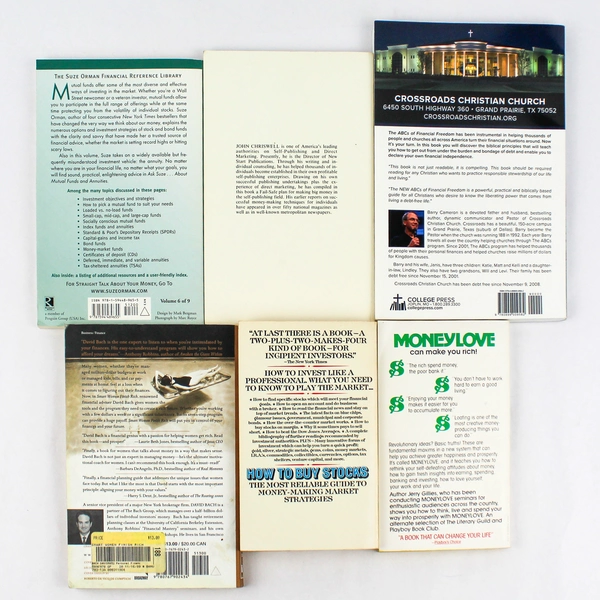 Lot of 6 Financial Guide Books on Stocks, Mutual Funds & Annuities