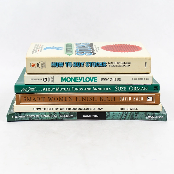 Lot of 6 Financial Guide Books on Stocks, Mutual Funds & Annuities