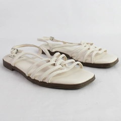 Seychelles White Memory Ankle Strap Foam Sandals Women's US Size 9