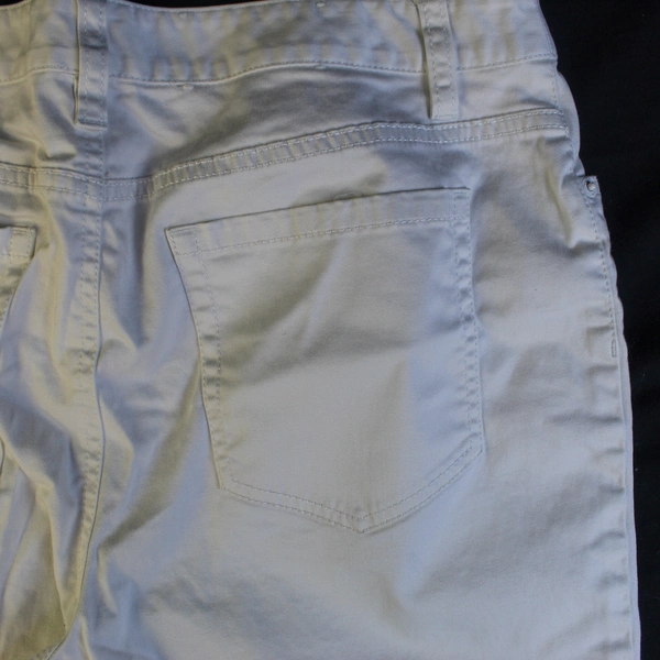 Liz Claiborne New York Jackie Pants Size 10 Women's White Straight Leg