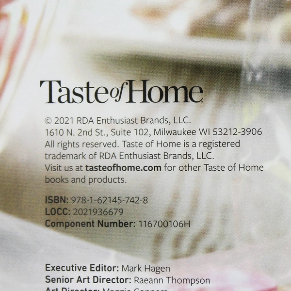 Taste Of Home Brunch Classics 2021 Hardcover Cookbook