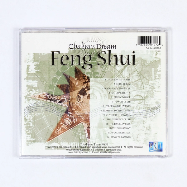 Chakra's Dream Feng Shui CD 2002 BCI Eclipse LLC 401972 Good Condition