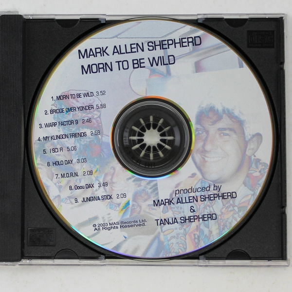 Signed Mark Allen Shepherd Morn To Be Wild CD 2003 MAS Records As Is