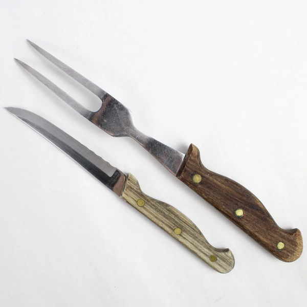 Vintage 4 Piece Wellington Sword Cutlery Set 4 Knives 1 Meat Fork Japan