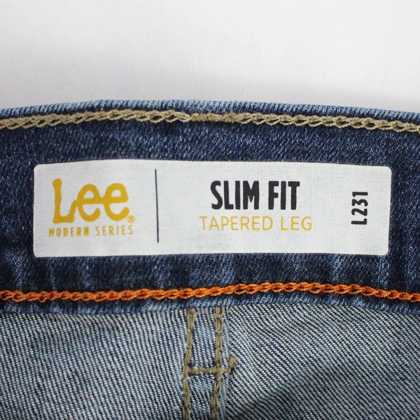 Lee L231 Modern Series Slim Fit Tapered Leg Medium-Wash Jeans Men's 34 x 30