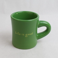 Good Home by Life is Good Green Mug 'Simplicity is the Ultimate Sophistication'
