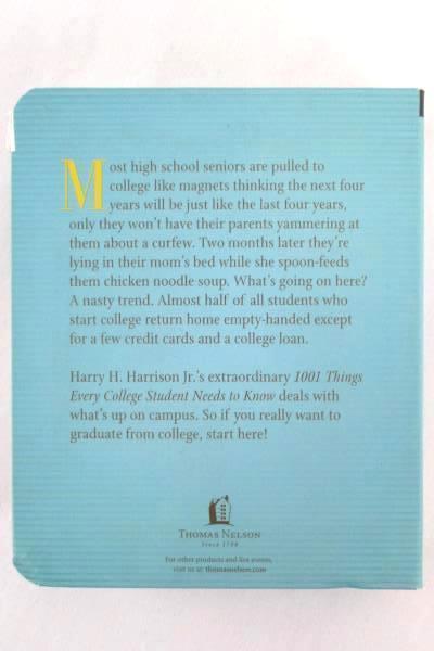 2 Paperback Books 1001 Things Every College Student Needs to Know and Dataclysm