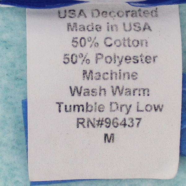 Vintage PFI Fashions Inc Women's Blue Butterfly Flower Sweatshirt Size Medium