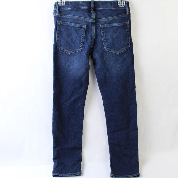 Gap Kids Dark Wash Blue Jeans Adjustable Waistband Straps Size 12 Slim