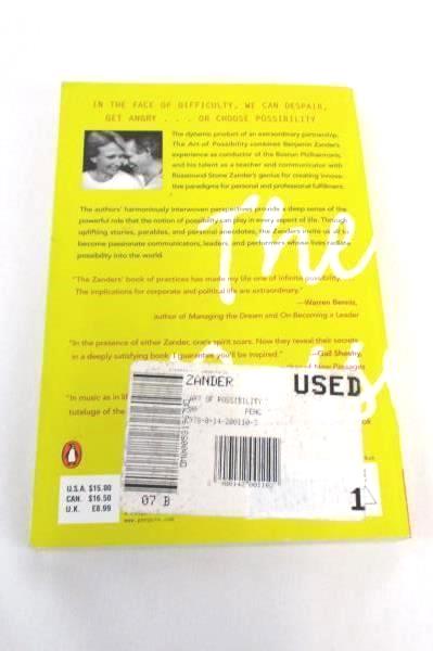 2 Paperback Books The Art of Possibility Zander & The World in Six Songs Levitin