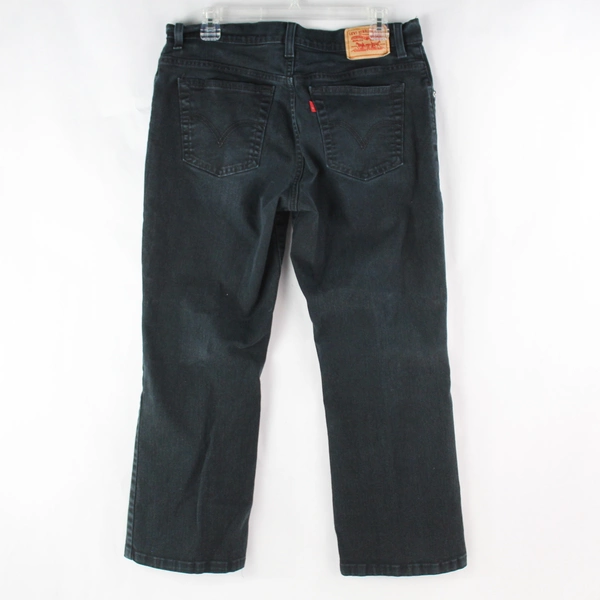 Levi Strauss & Co Women's 550 Relaxed Boot Cut Black Jeans Size 12M