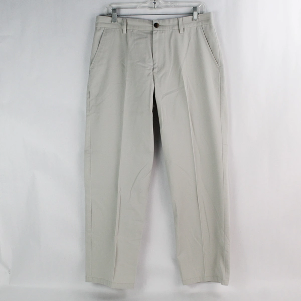 St John’s Bay Men’s Beige Dress Slacks Pants Size 32x30 Cotton Blend