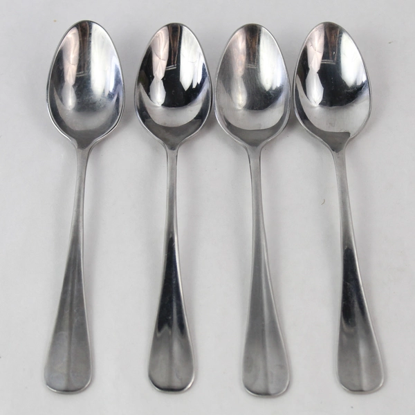 Lot of 4 Oneida Savor Teaspoons Stainless Steel Silver Flatware