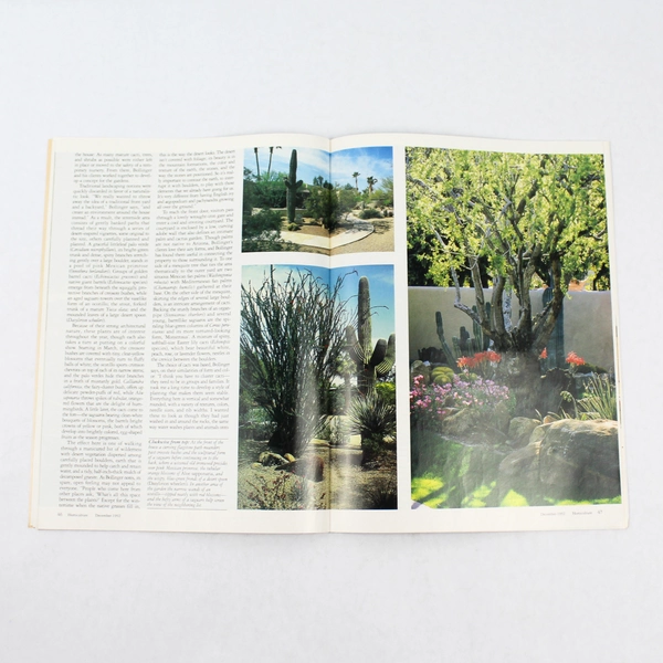 Lot of 2 Vintage Horticulture American Gardening Magazine 1992 Jan & Dec Issues