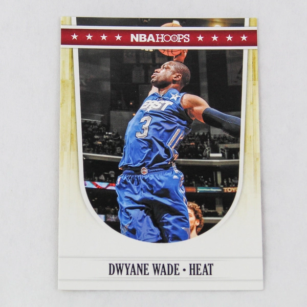 Lot of 2 Dwayne Wade NBA Hoops Basketball Cards 2011-2012 Panini Heat