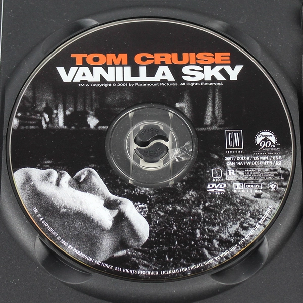 DVD Vanilla Sky Tom Cruise Penelope Cruz 2002 Pre-Owned As-Is