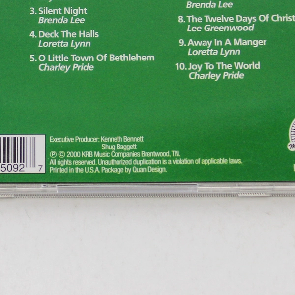 Christmas With The Legends Of Country Audio Music CD 2008 KRB Music Companies