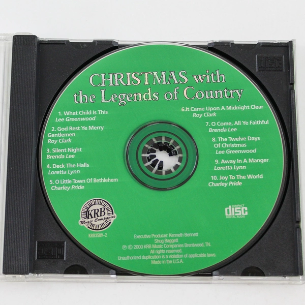 Christmas With The Legends Of Country Audio Music CD 2008 KRB Music Companies