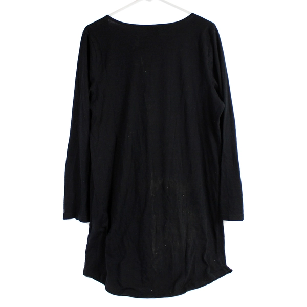 Women's Black A-Line Skirt Size 8 Back Zip Closure Professional