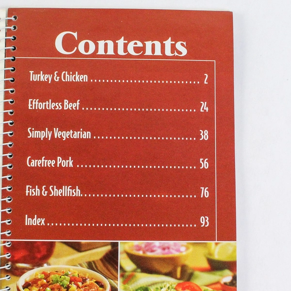 Incredibly Easy One Dish Recipes Cookbook 2006 Spiral Bound Pre-Owned
