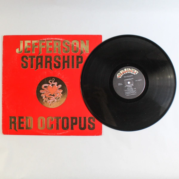 Vintage Jefferson Starship Red Octopus Vinyl Record 33 RPM Grunt Records