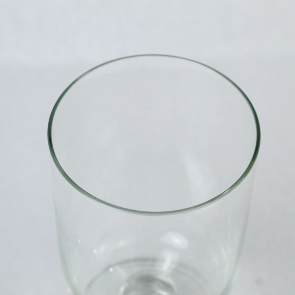 Dansk Genna Crystal Wine Glass Water Goblet Clear Thick Stem 6.5 Inch