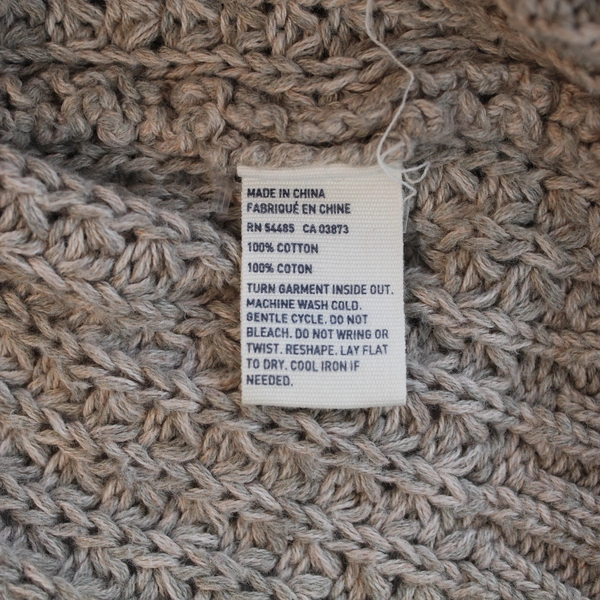 American Eagle AEO Women's Pink Open Front Sweater Cardigan Sz S Knit Crochet