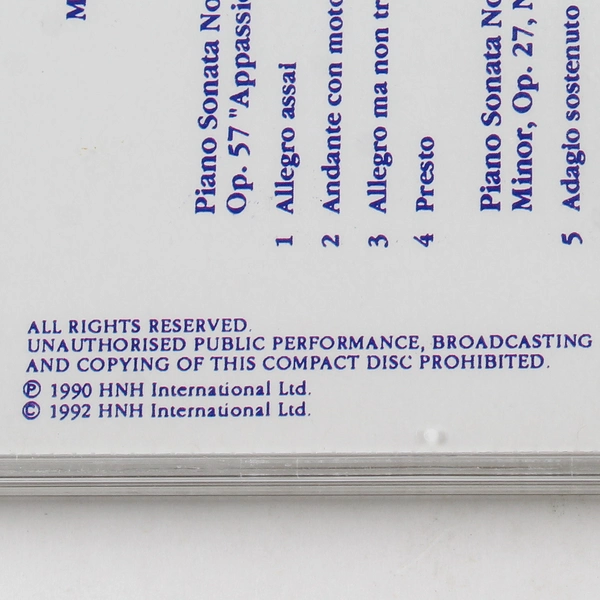 Beethoven Piano Sonatas CD 1992 Classical Music by Silvia Capová Pre-owned