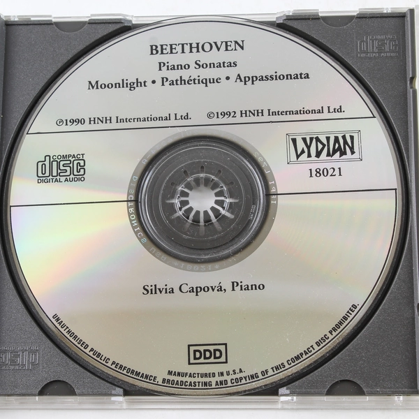 Beethoven Piano Sonatas CD 1992 Classical Music by Silvia Capová Pre-owned