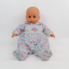 Gi-Go Doll Blue 2008 Eyes Open And Close White Pink Blue Outfit 20.5in Tall