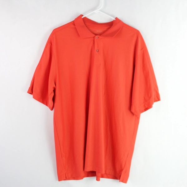 IZOD Red Short-Sleeve Polo Golf Shirt Men's Size XL