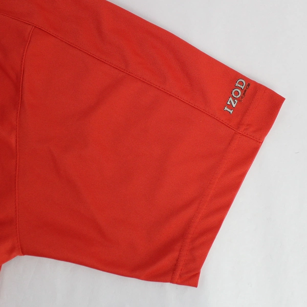 IZOD Red Short-Sleeve Polo Golf Shirt Men's Size XL