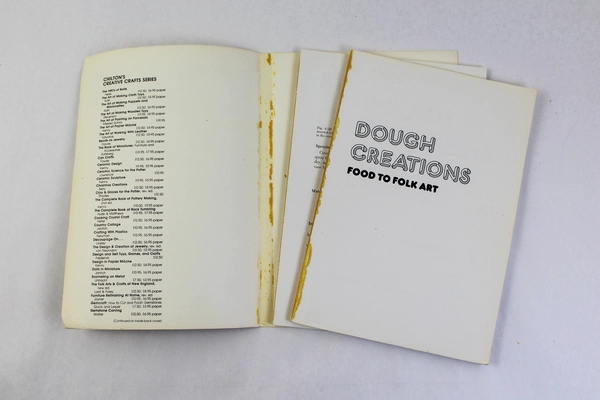 Dough Creations Food to Folk Art Book by Pat Gardner & Kay Gleason 1977