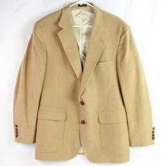 Bowdon Classic Tailored Clothing Light Brown Tan Suit Jacket Men's Size XL
