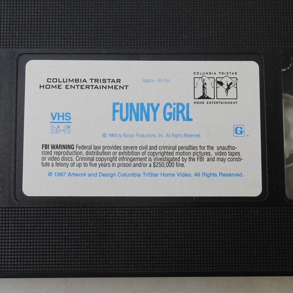 Funny Girl VHS 2001 Columbia Pictures Barbra Streisand Musical Comedy