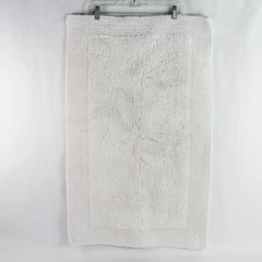 Wamsutta White Soft Bathroom Mat Rug Ultra Fine Cotton