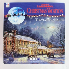CEACO Puzzle Thomas Kinkade Christmas Vacation 300 Large Pieces Complete