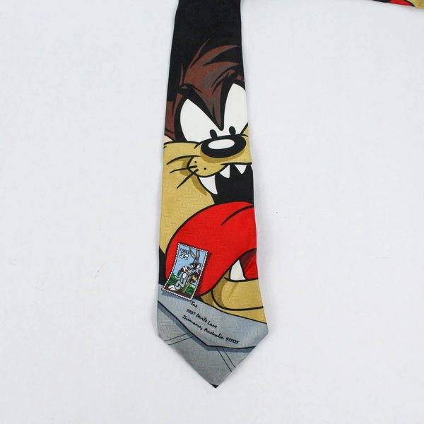 Looney Tunes Stamp Collection 1997 Tasmanian Devil Necktie 54"