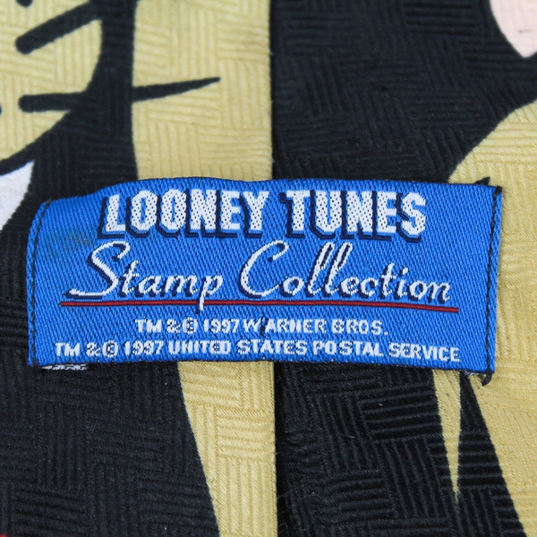 Looney Tunes Stamp Collection 1997 Tasmanian Devil Necktie 54"