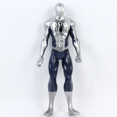 Silver/Blue Spiderman 11" Figure Hasbro Marvel Doll 2014 Action Figure