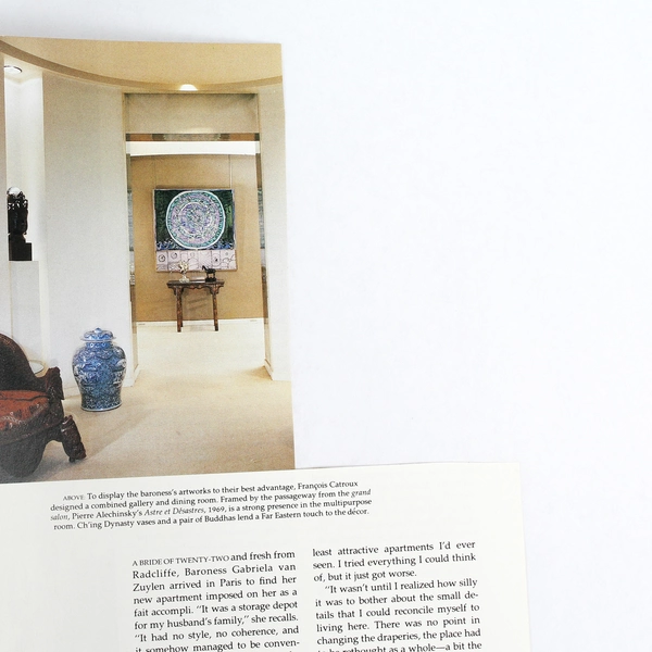 Vintage Architectural Digest Magazine December 1985 